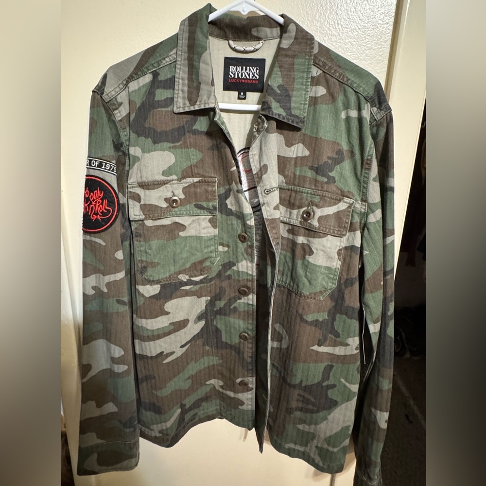 Lucky Brand Rolling Stones button down
